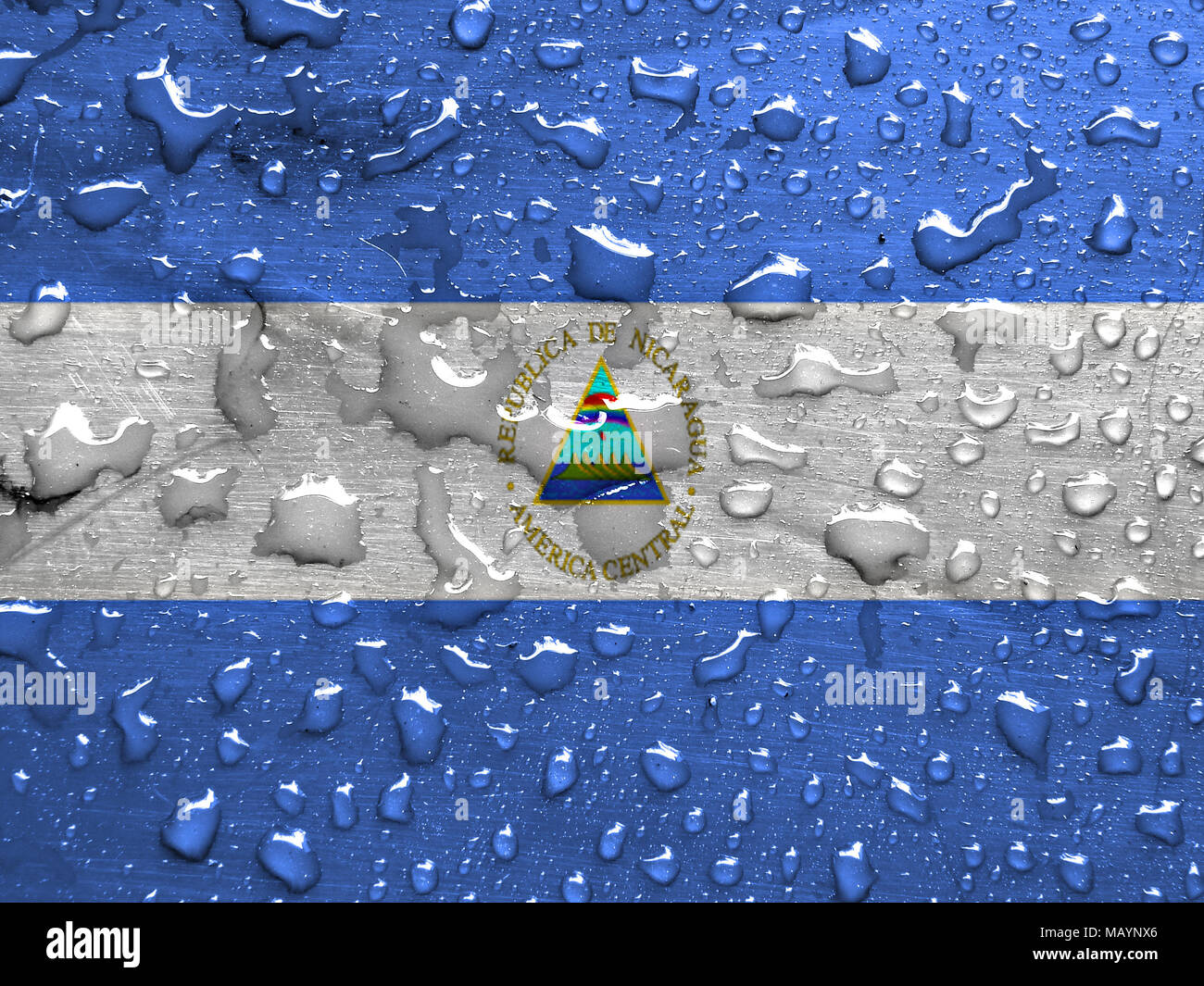 Flag Of Nicaragua Hi Res Stock Photography And Images Alamy