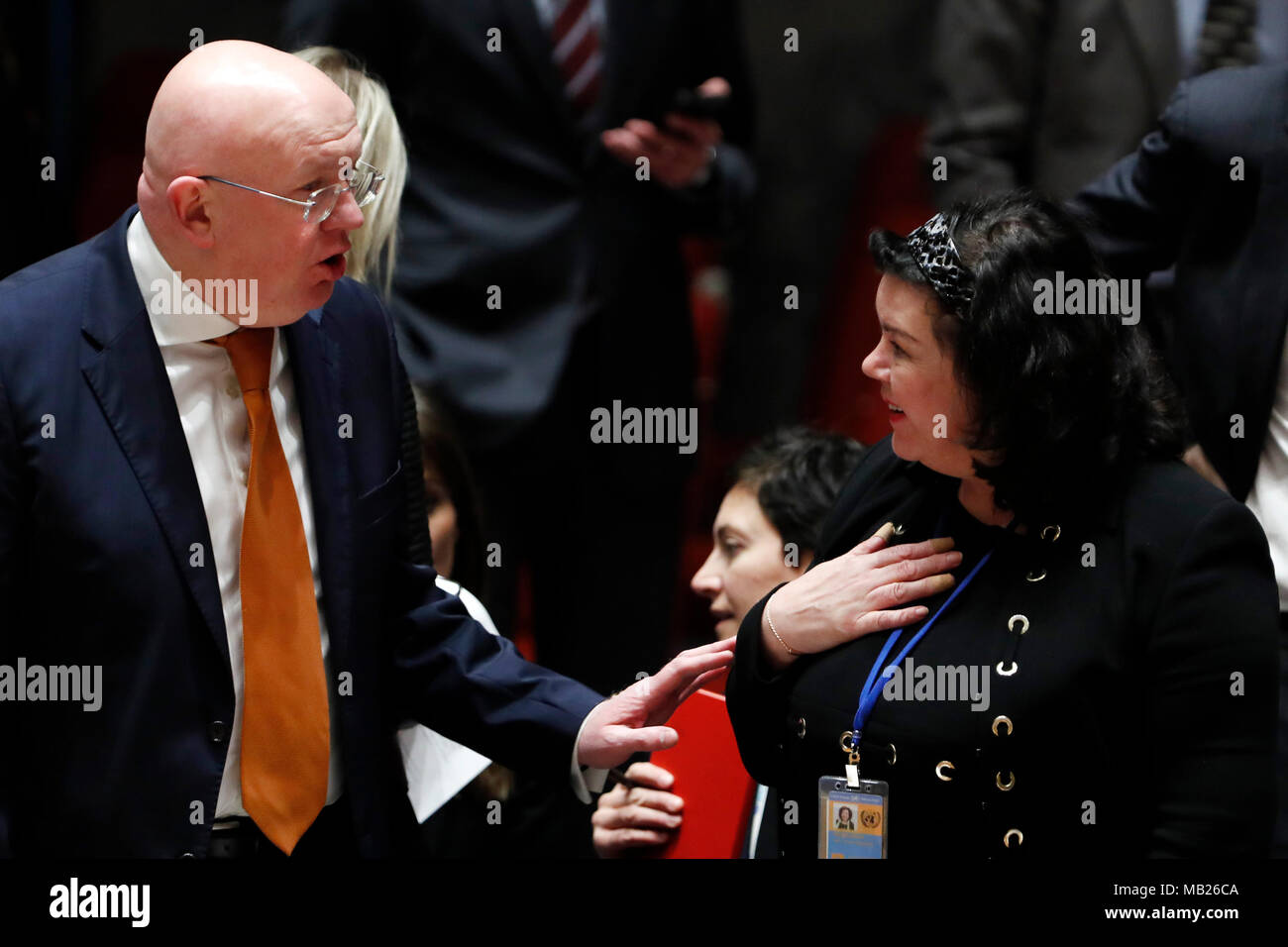 http://c8.alamy.com/comp/MB26CA/united-nations-un-headquarters-in-new-york-5th-apr-2018-british-ambassador-to-the-united-nations-karen-pierce-r-speaks-with-russian-ambassador-to-the-united-nations-vassily-nebenzia-prior-to-a-security-council-meeting-on-the-poisoning-of-former-russian-double-agent-sergei-skripal-and-his-daughter-yulia-skripal-at-the-un-headquarters-in-new-york-april-5-2018-credit-li-muzixinhuaalamy-live-news-MB26CA.jpg