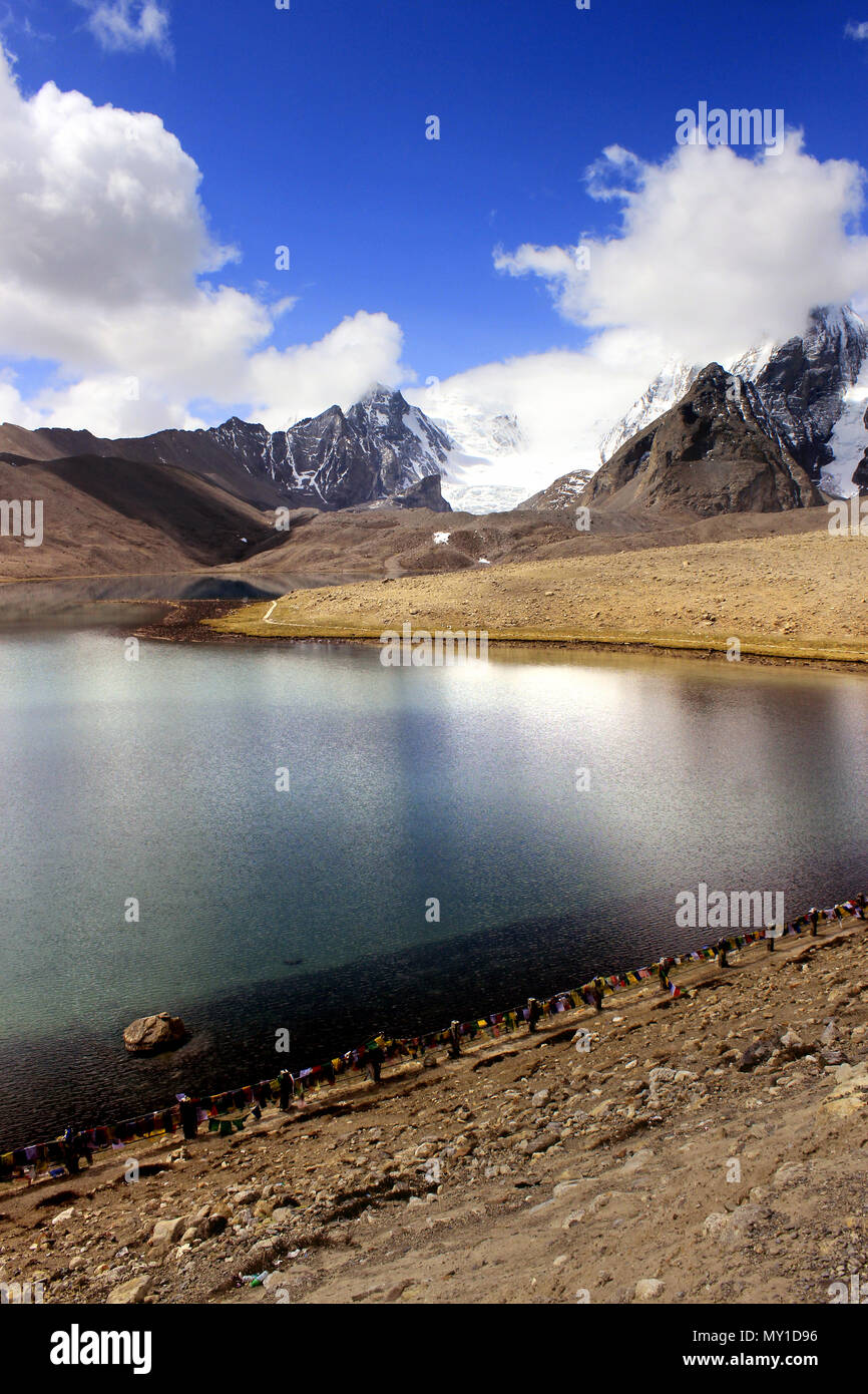 Gurudongmar Lake In North Sikkim Gurudongmar Lake Is One Of The