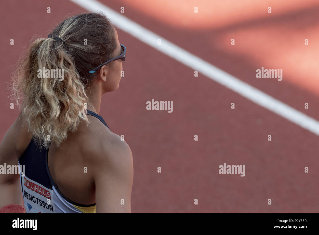 Stockholm Sweden Th Jun Woman Pole Vault With Angelica