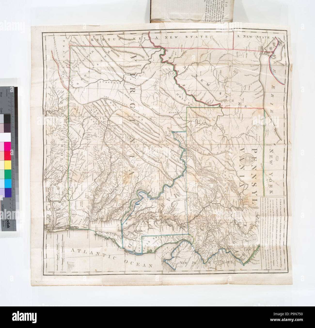 A Map Of The Country Between Albemarle Sound And Lake Erie