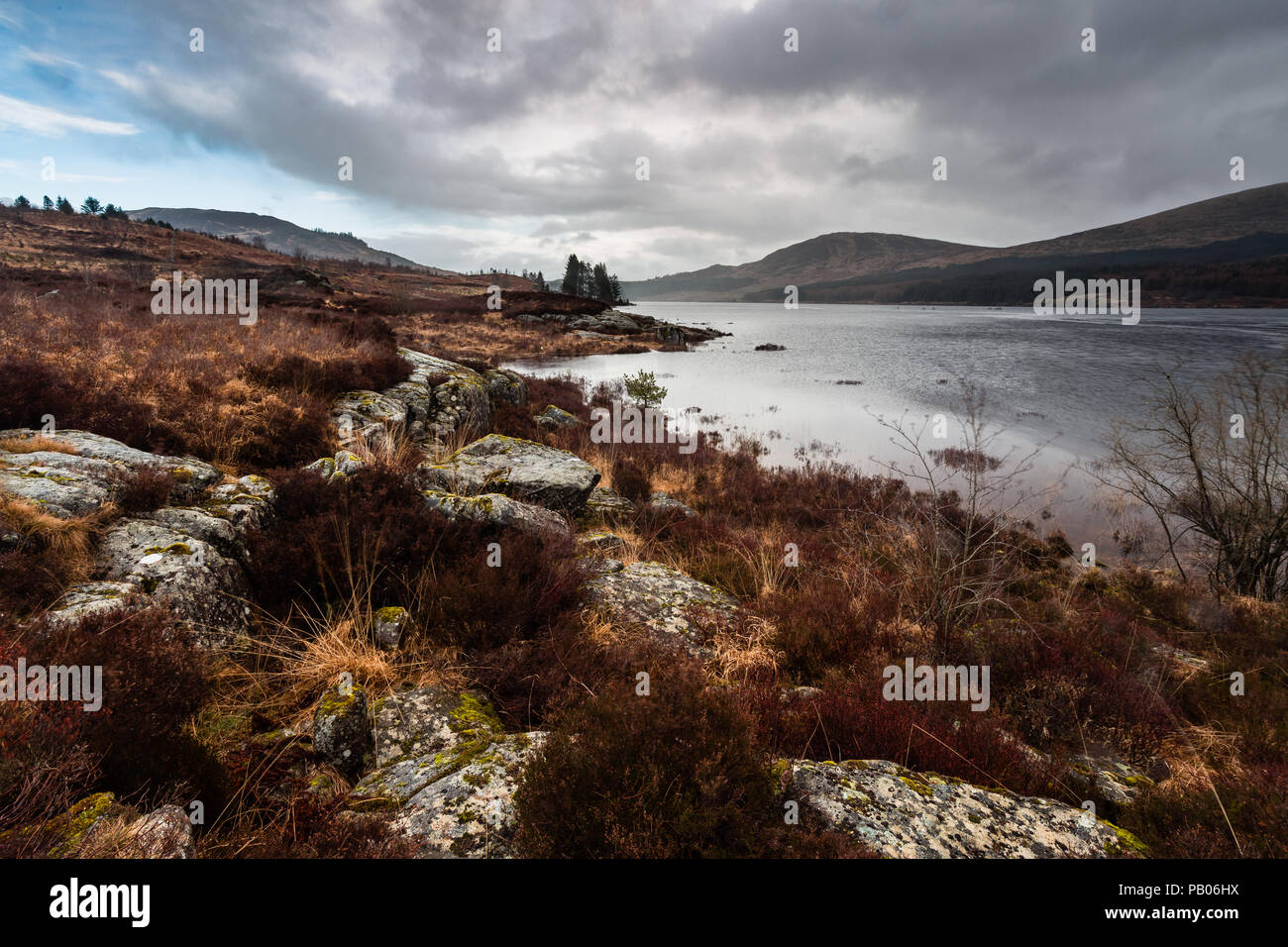 Galloway Forest Park Landscape By Loch Doon Stock Photo Alamy