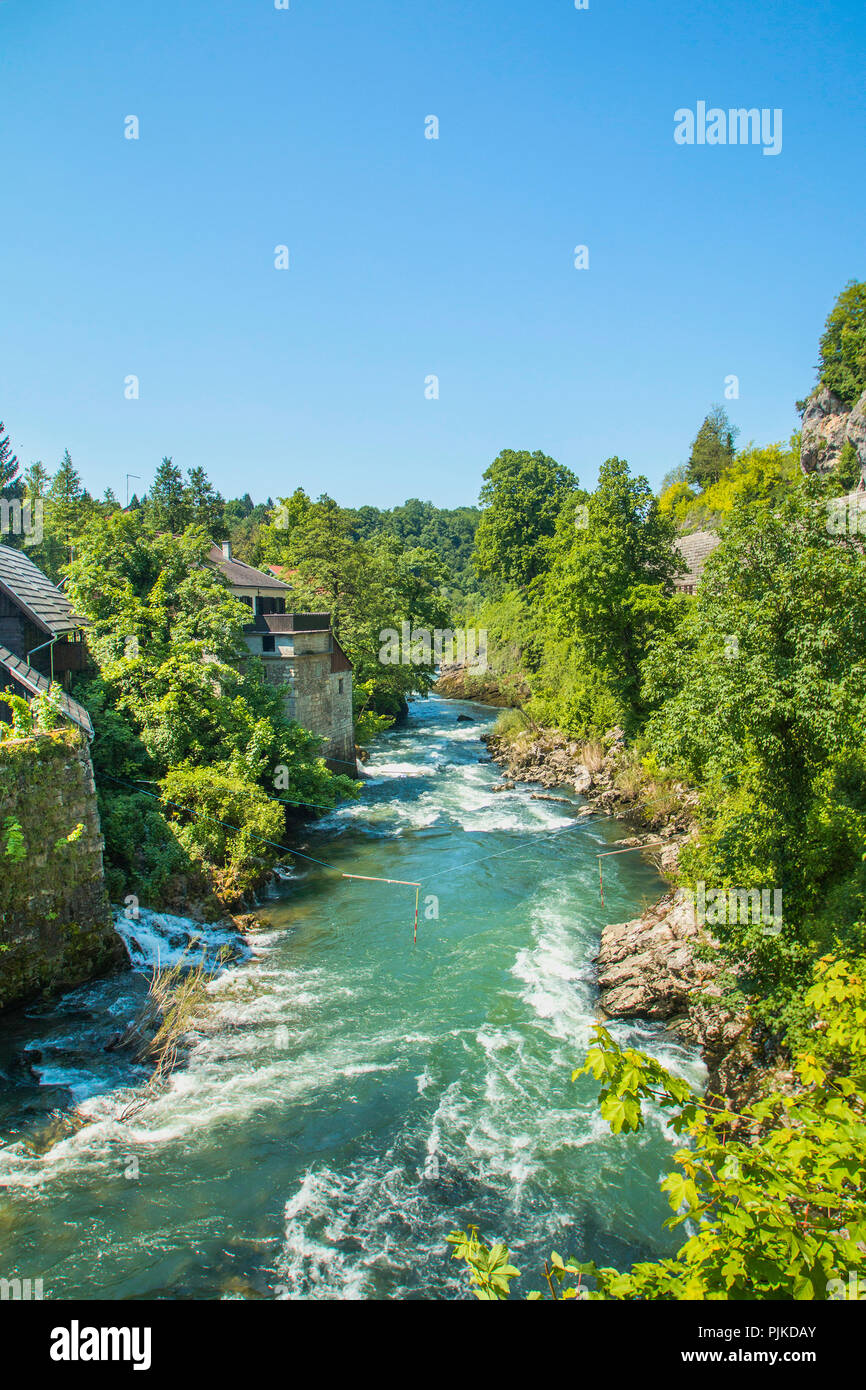 Rastoke Slunj Croatia Korana River Canyon And Beautiful Traditional