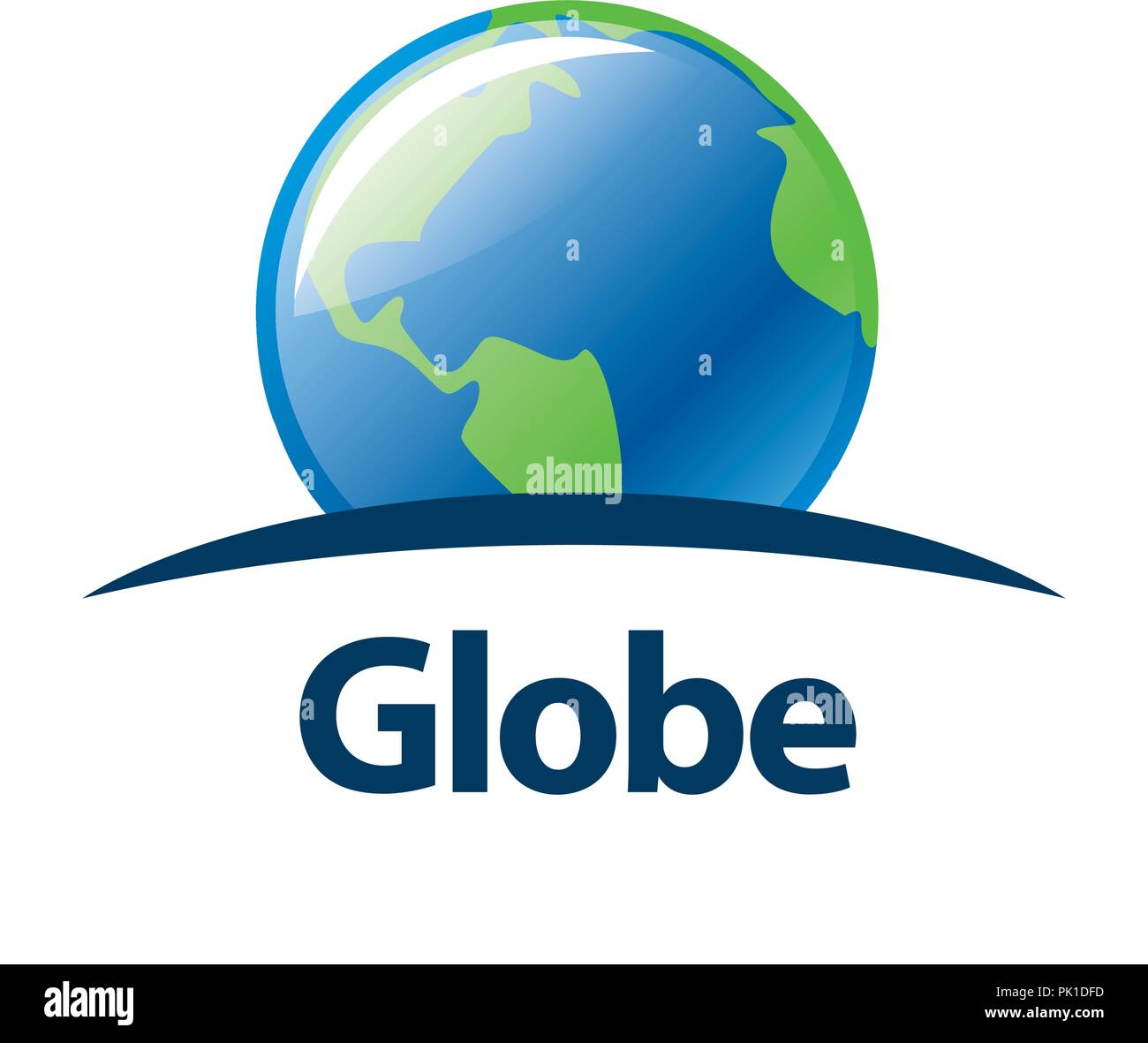 Abstract Logo Globe Stock Vector Image Art Alamy