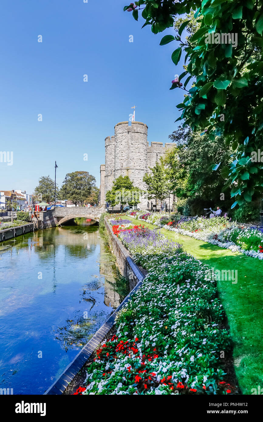 Westgate Towers Canterbury England Uk Stock Photo Alamy