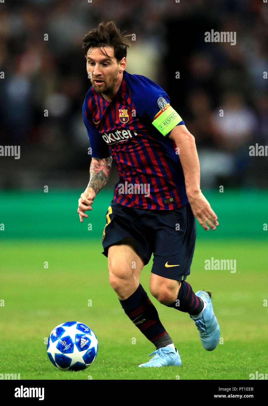 Barcelona S Lionel Messi Stock Photo Alamy