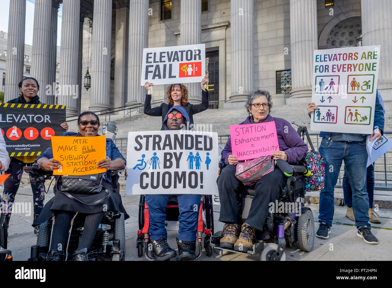 New York USA 05th Oct 2018 Disability Rights Advocates DRA Called