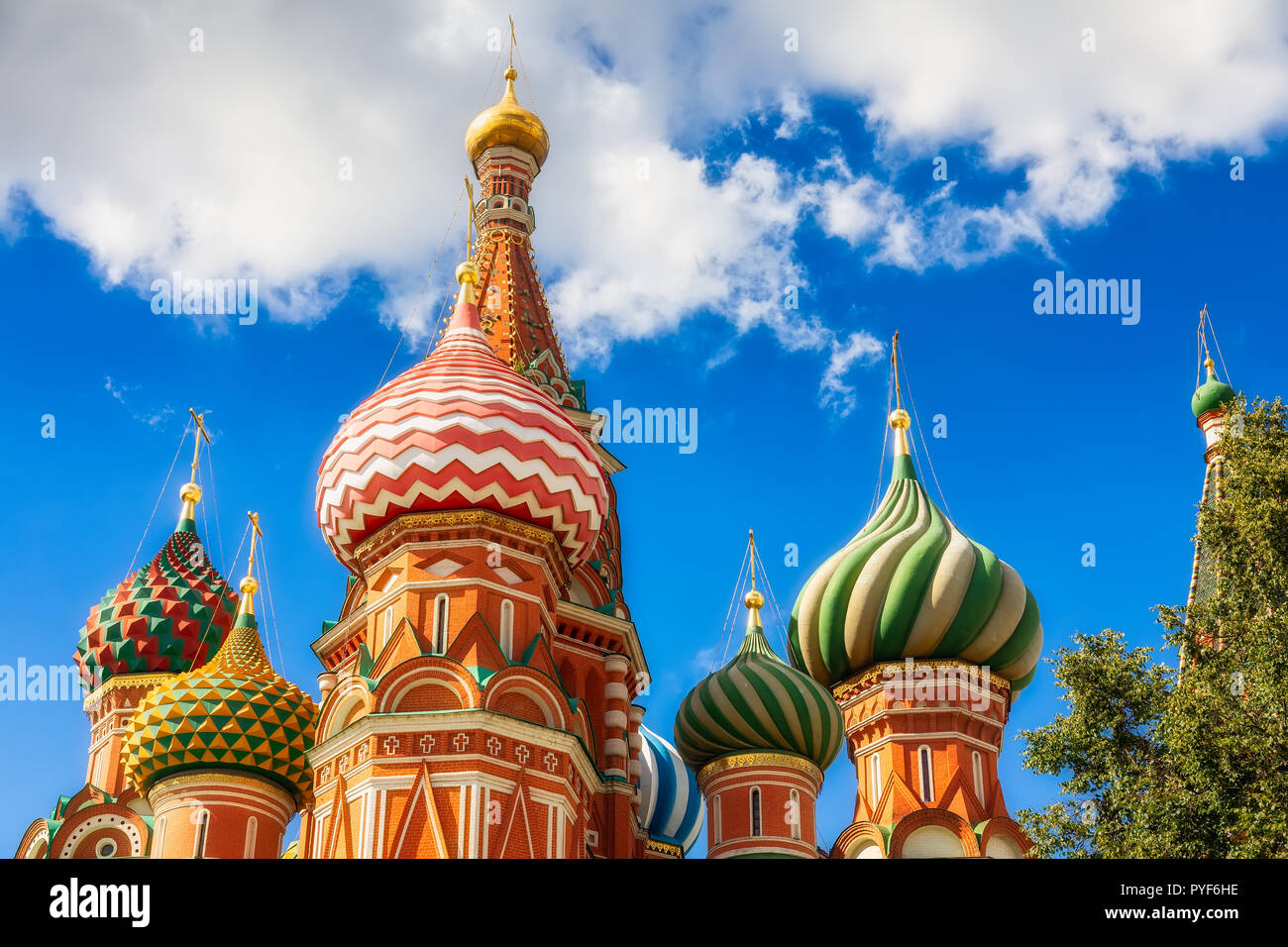 The Most Famous Place In Moscow Saint Basil S Cathedral Russia Stock