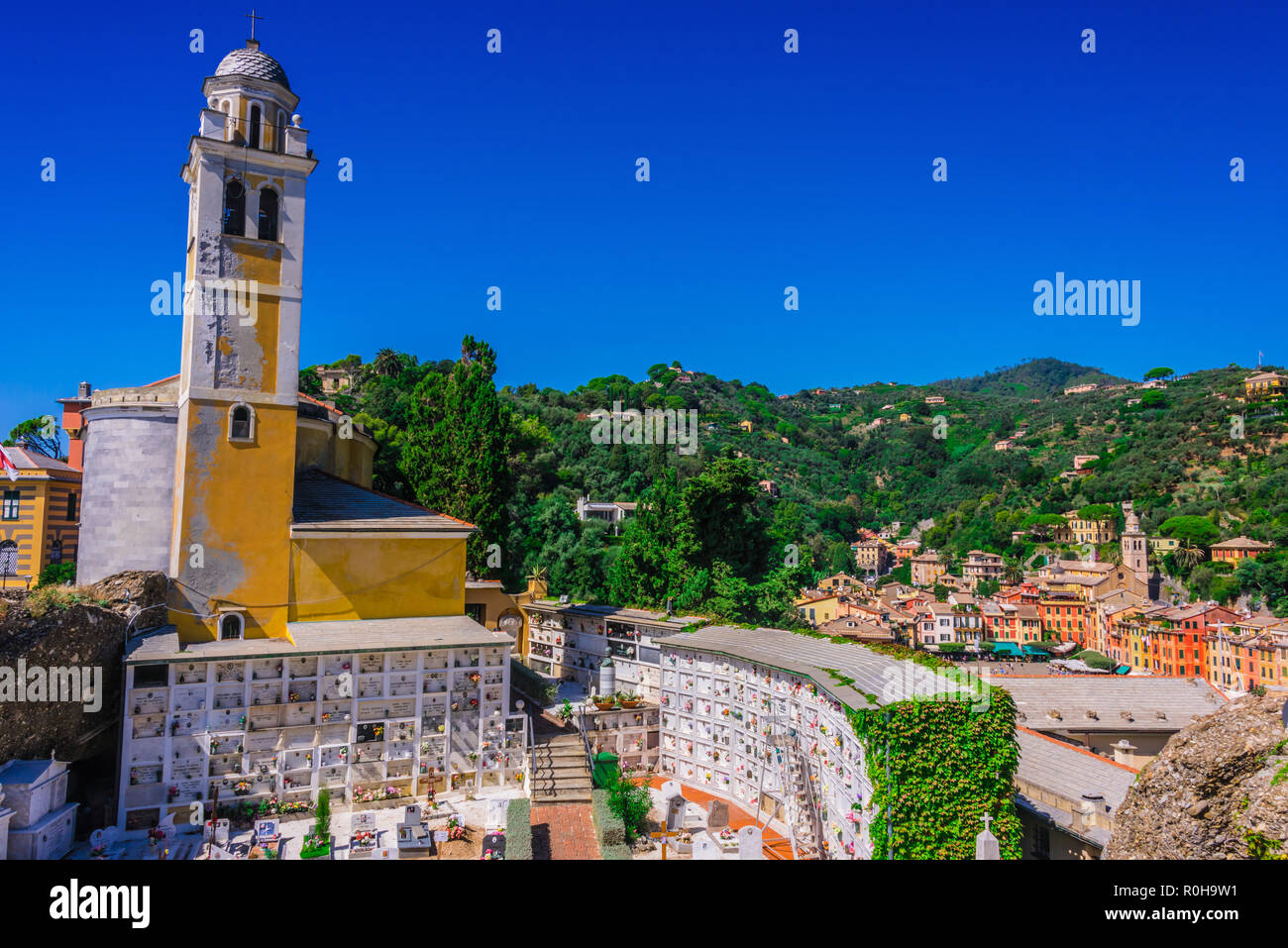 Church St George Portofino Liguria Italy Hi Res Stock Photography And