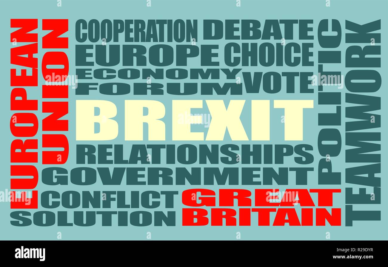 Brexit Placard Stock Vector Images Alamy