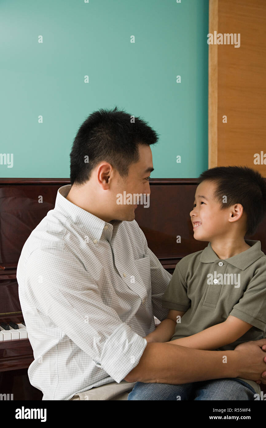 Father And Son Stock Photo Alamy