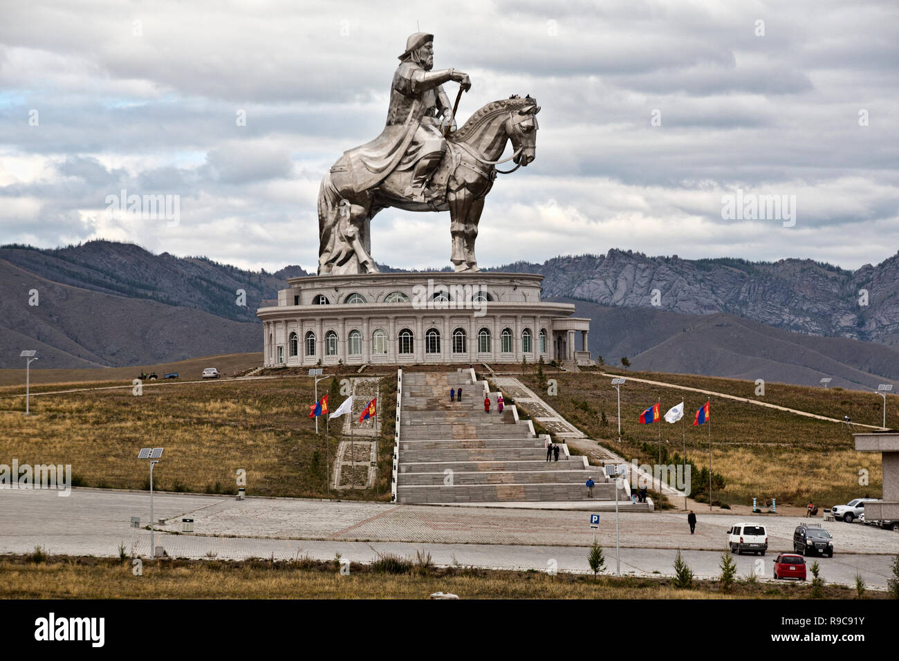 Genghis Khan Equestrian Statue In Mongolia Stock Photo Alamy