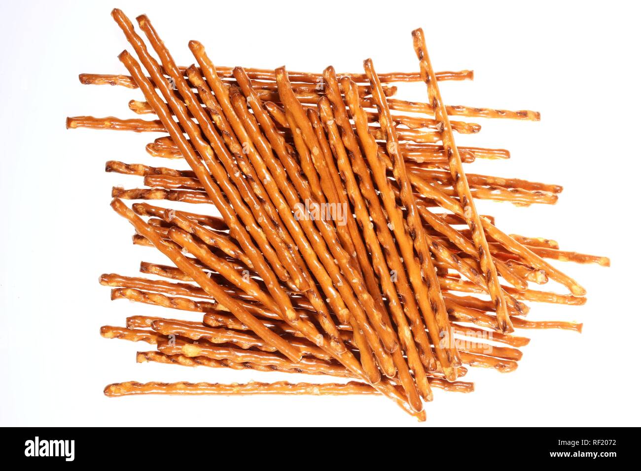 Salty Snacks Pretzel Sticks Stock Photo Alamy