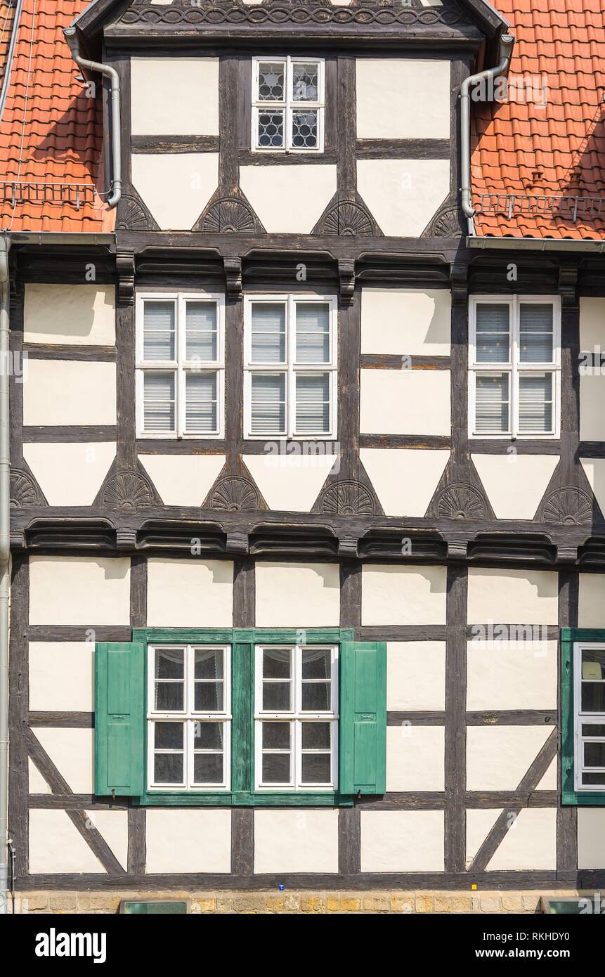 Klopstock Museum And Typical Half Timbered House At Schlossberg In