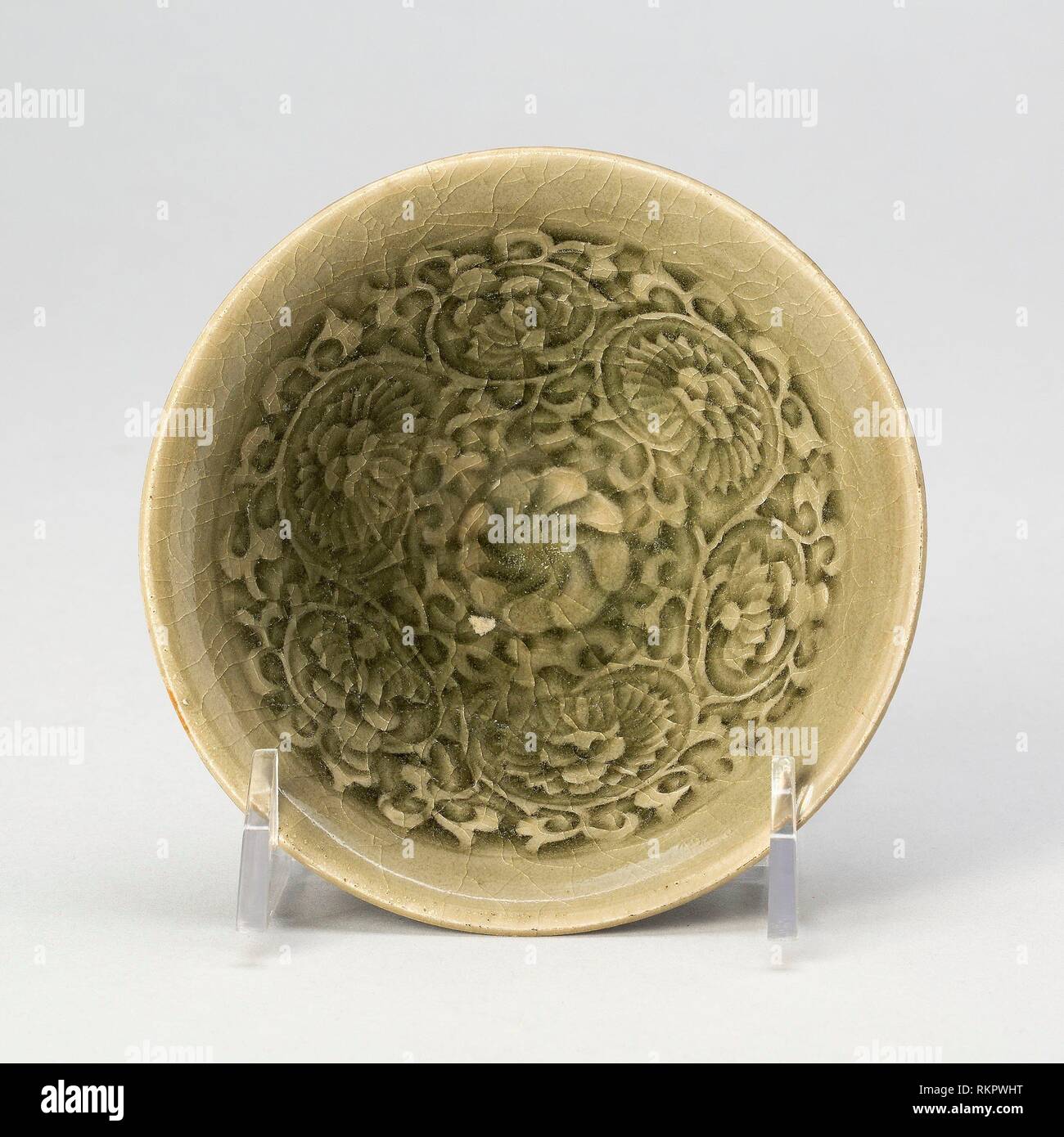 Conical Bowl With Peony Scroll Northern Song Or Jin