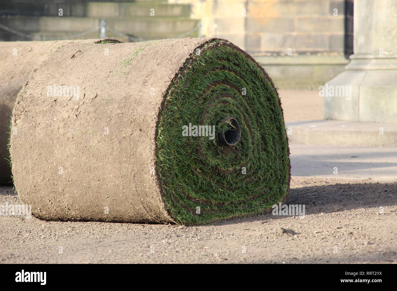 Turf Rolls Hi Res Stock Photography And Images Alamy