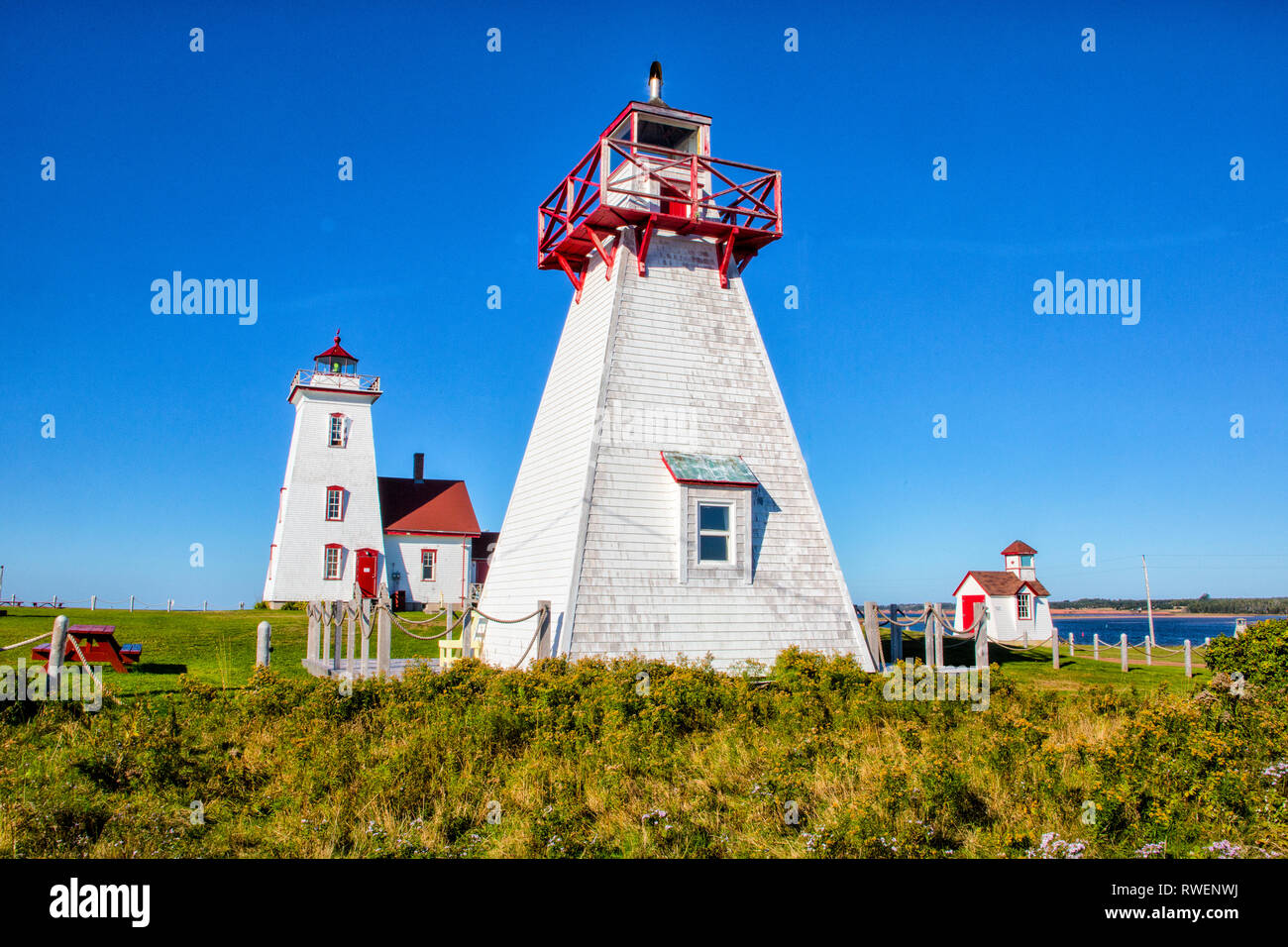 Wood Islands Lighthouse Prince Edward Island Canada Stock Photo Alamy