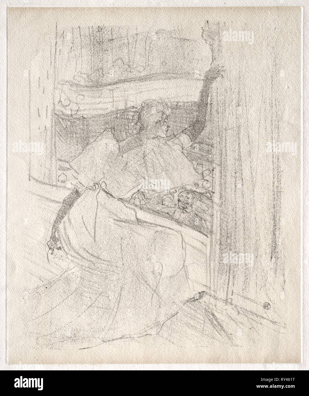 Yvette Guilbert Saluant Le Public Henri De Toulouse Lautrec