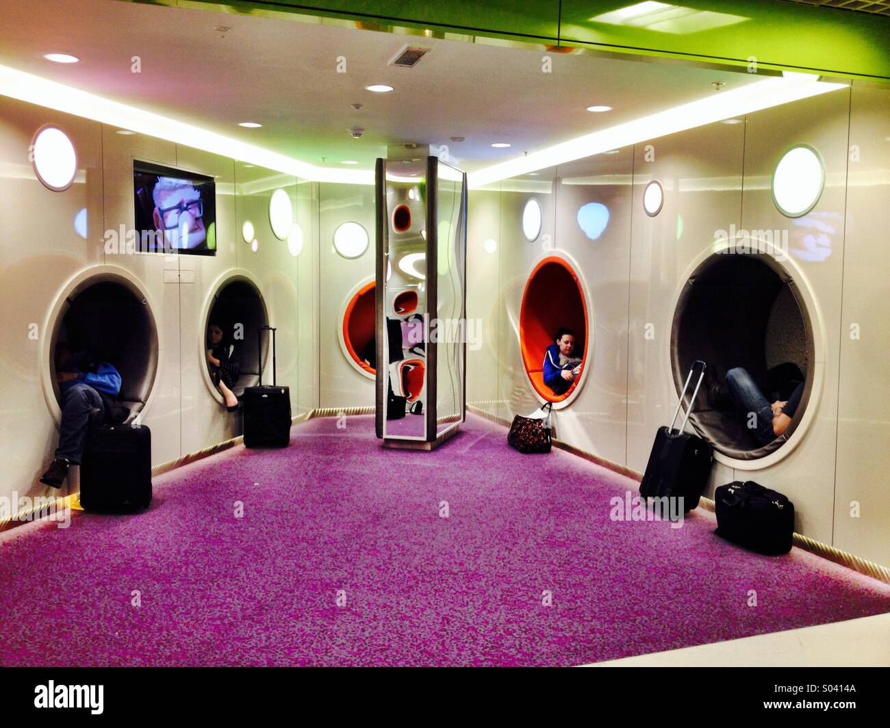 Sleeping resting pods at Dublin airport Stock Photo 309875338 Alamy