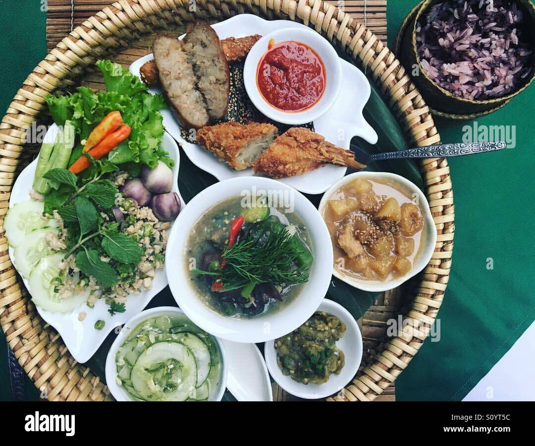 Traditional Laos Food Stock Photo 310398296 Alamy