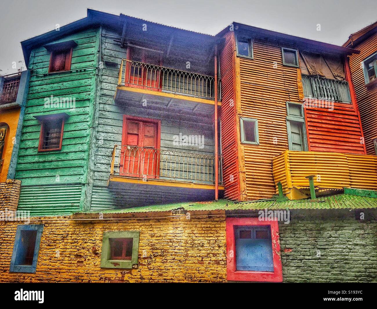 Caminito, Buenos Aires, Argentina Stockfoto, Lizenzfreies Bild