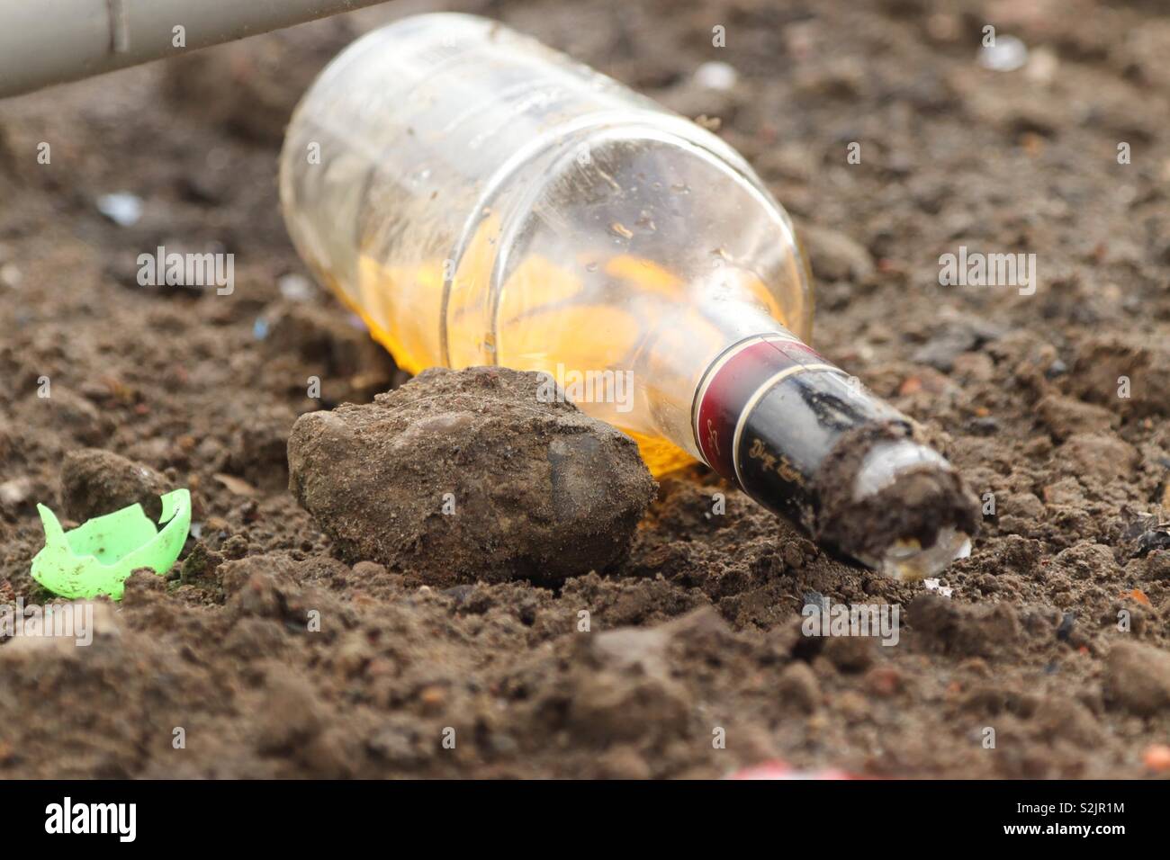 Bottle Of Alcohol Stock Photo Alamy