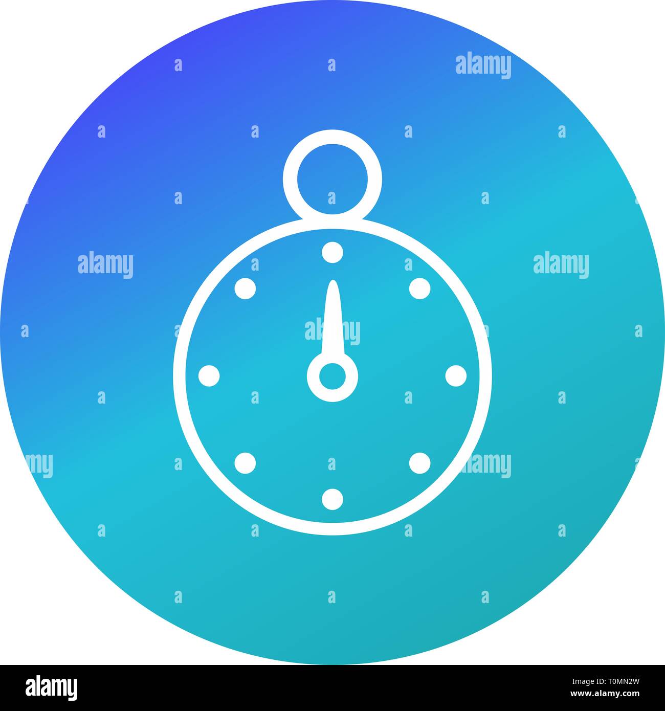 Illustration Stopwatch Icon Stock Photo Alamy