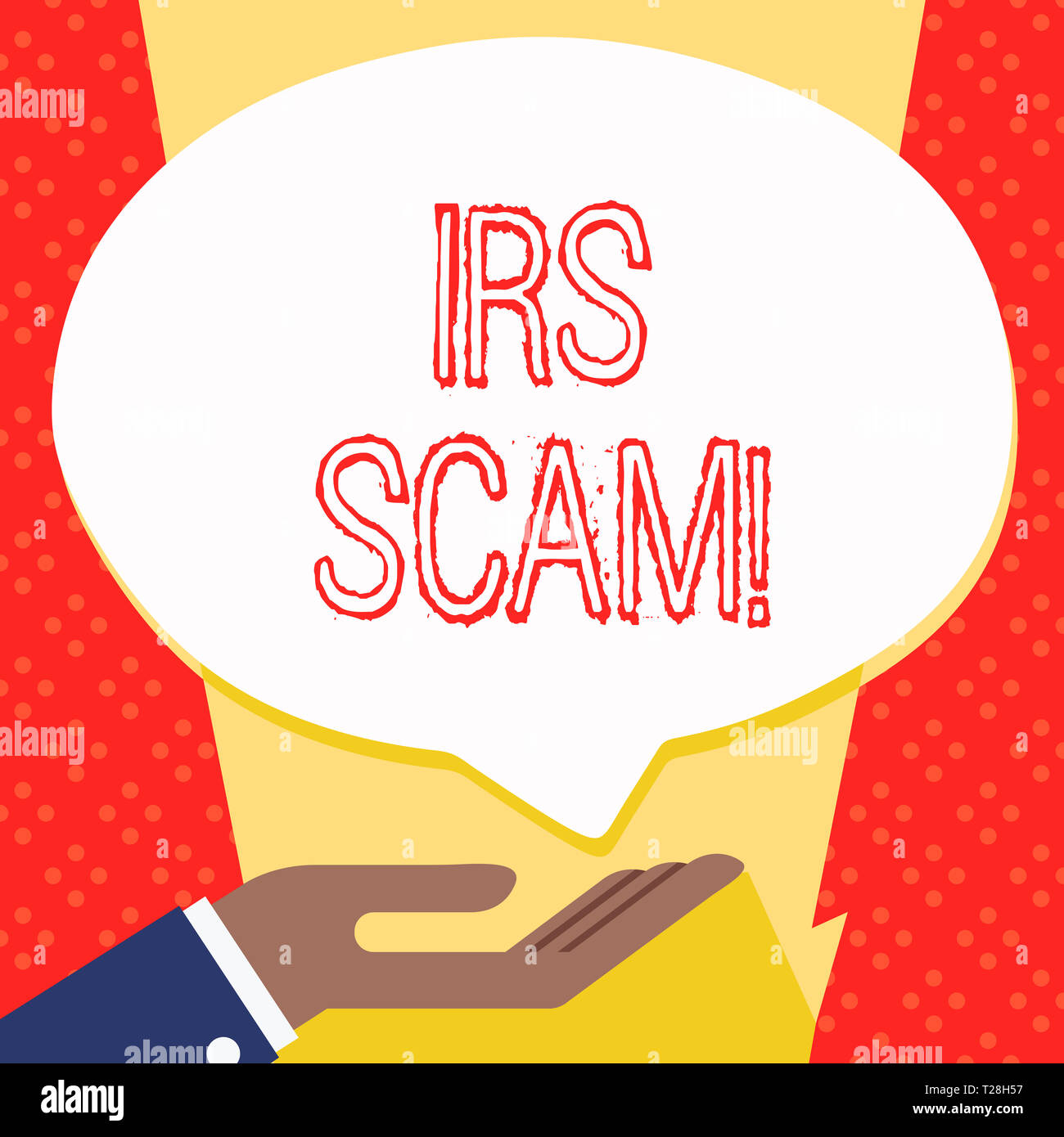 Text Sign Showing Irs Scam Business Photo Showcasing Involve Scammers