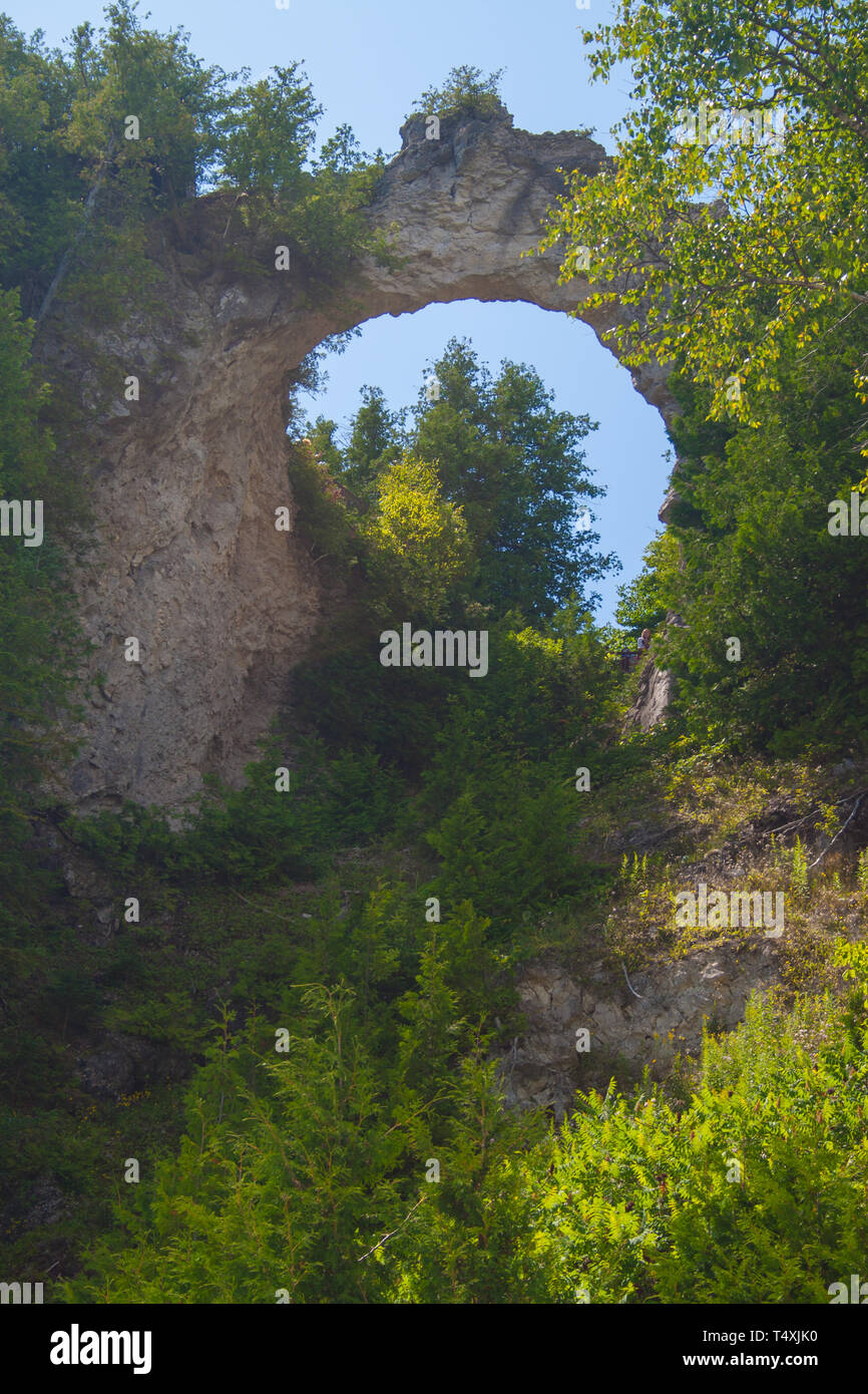 Arch Rock Mackinac Island Michigan Stock Photo Alamy