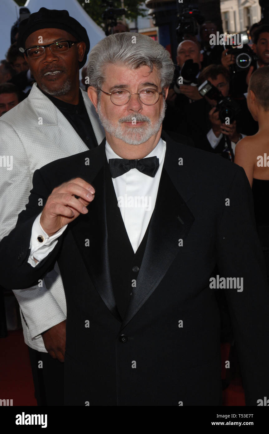 CANNES FRANCE May 15 2005 Director GEORGE LUCAS At The Gala