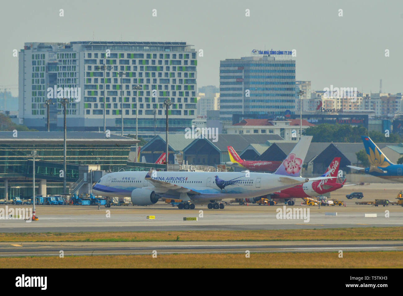 Saigon Vietnam Apr An Airbus A Airplane Of China