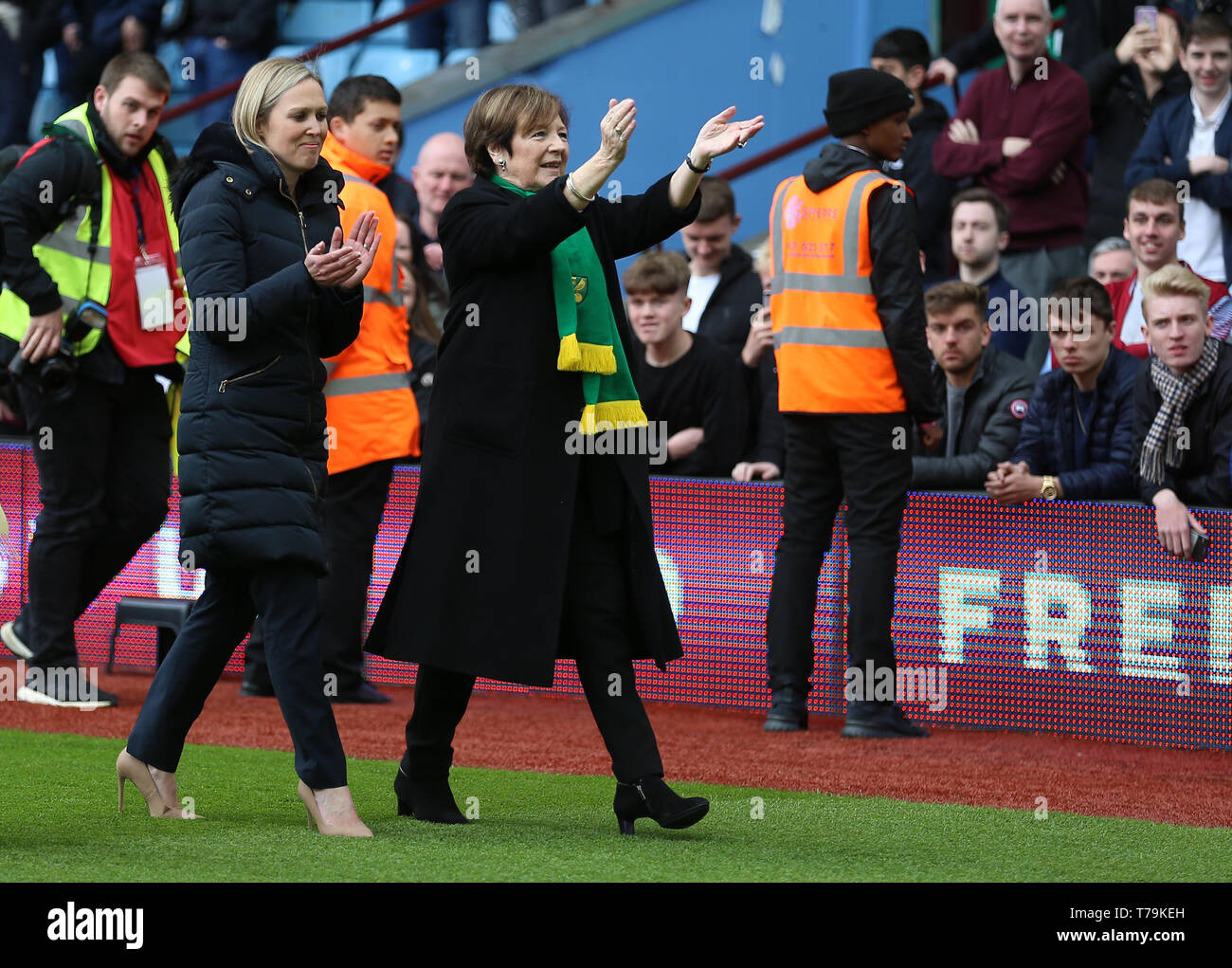 Norwich City Joint Majority Shareholder Delia Smith Celebrates Hi Res