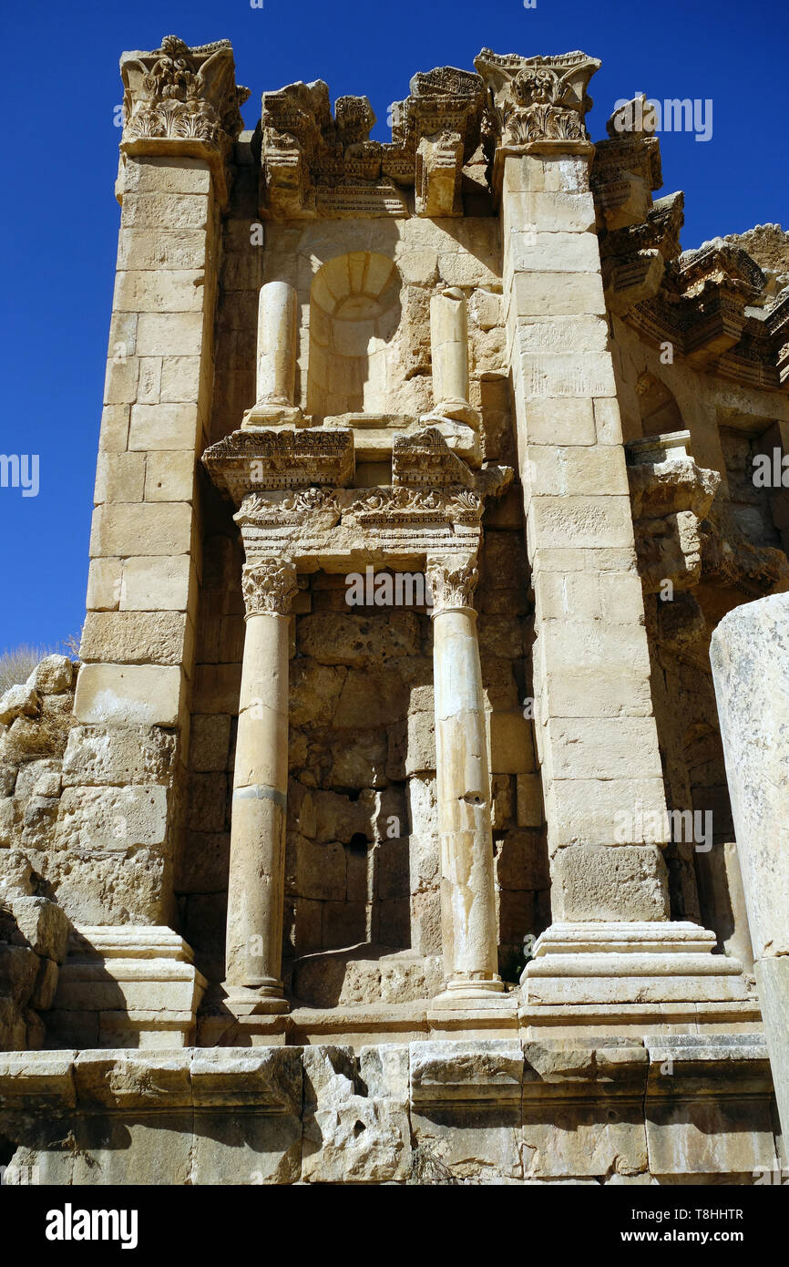 Jerash Nymphaeum Hi Res Stock Photography And Images Alamy