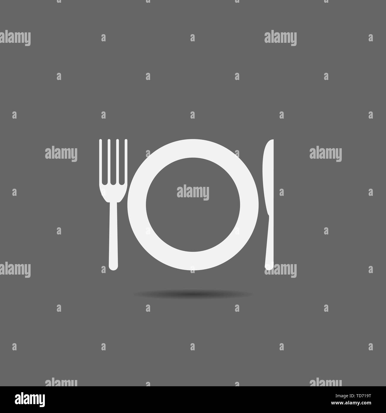 Fork Knife Spoon Stock Vector Image Art Alamy