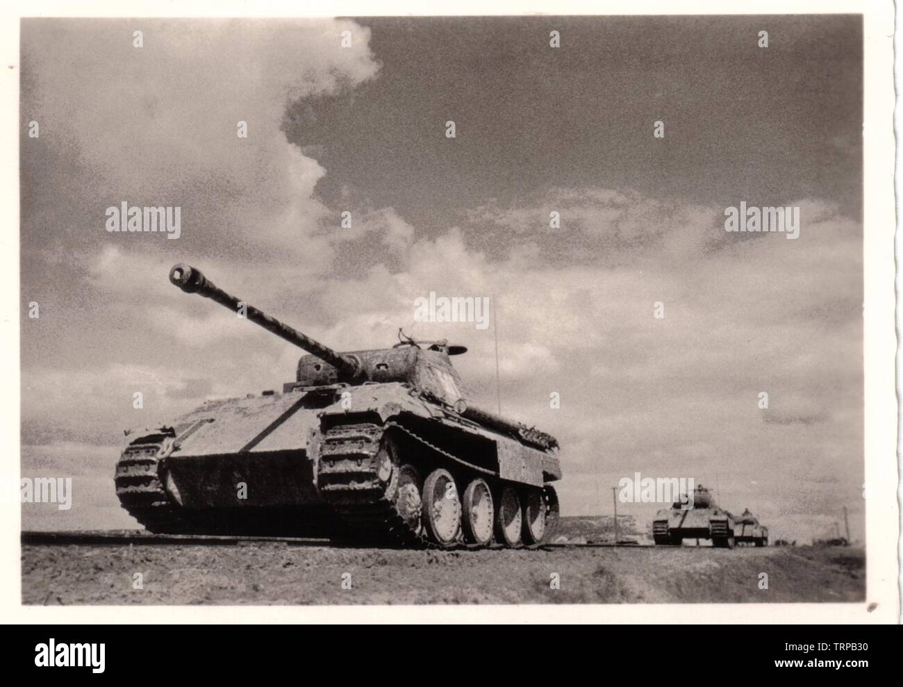 Second World War German Tanks Panther High Resolution Stock Photography