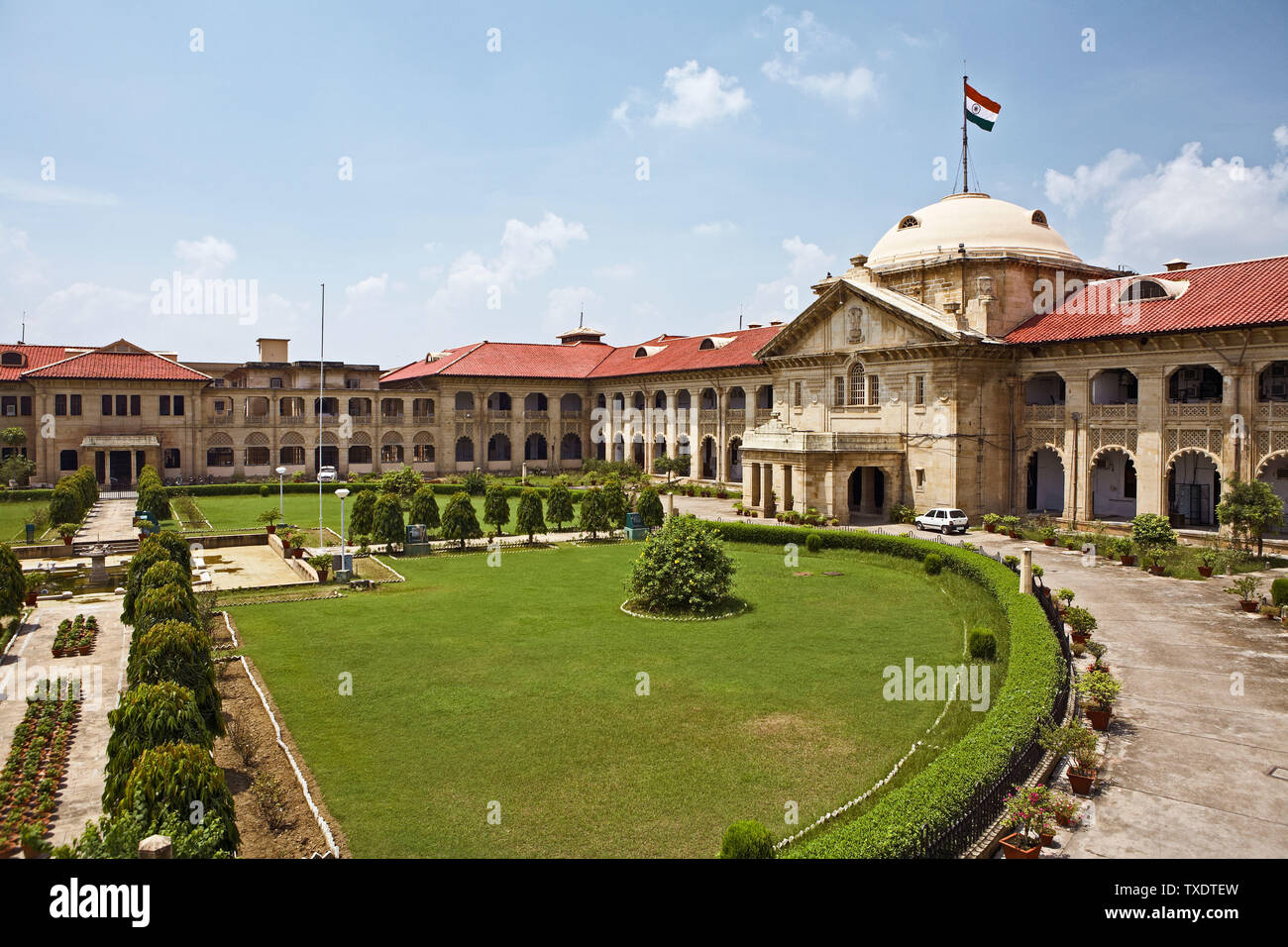 High Court Building Allahabad Uttar Pradesh India Asia Stock Photo