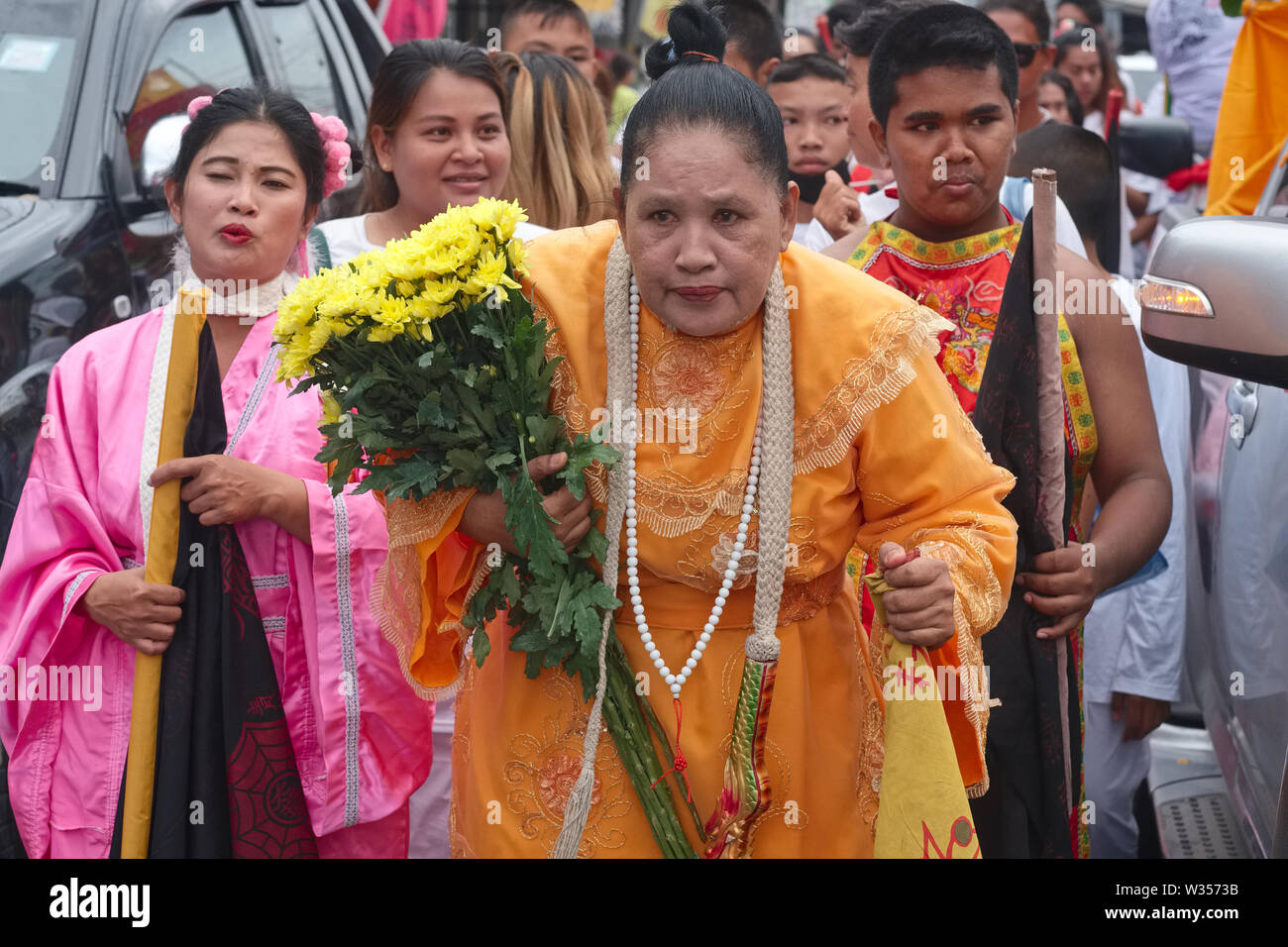 A Procession During The Vegetarian Festival Nine Emperor Gods Festival