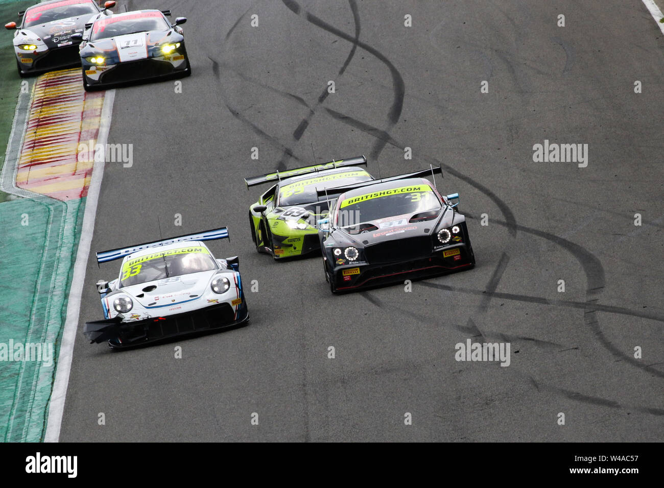 Stavelot Belgium St July G Cat Racing Porsche Gt R With