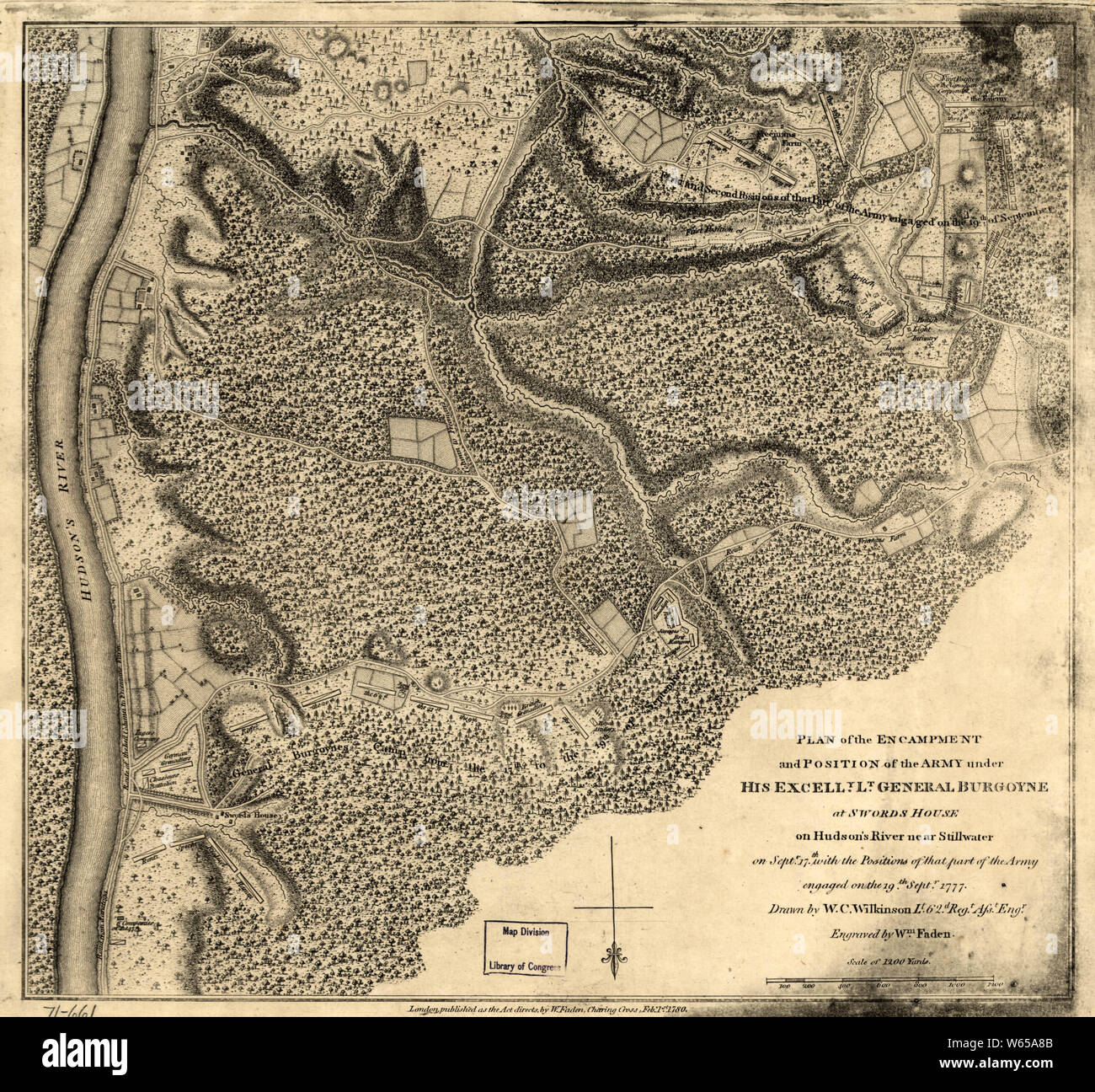 American Revolutionary War Era Maps 1750 1786 778 Plan Of The