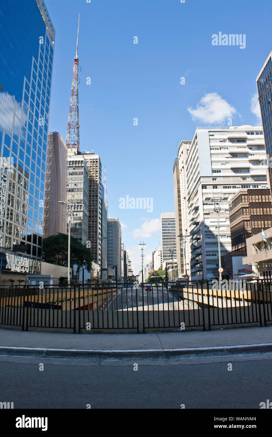 Paulista avenue São Paulo Brazil Stock Photo Alamy