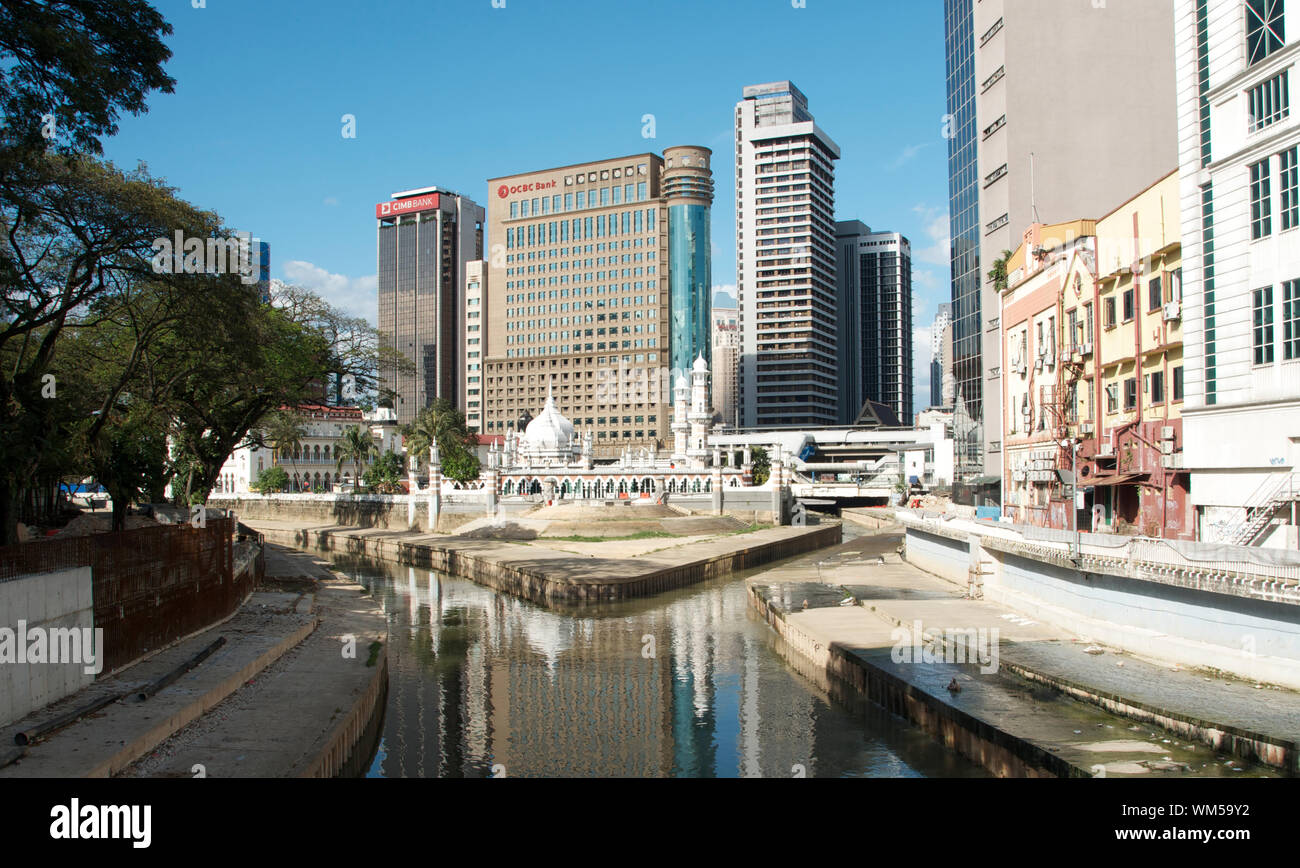 Jamek Mosque Is One Of The Oldest Mosques In Kuala Lumpur Malaysia