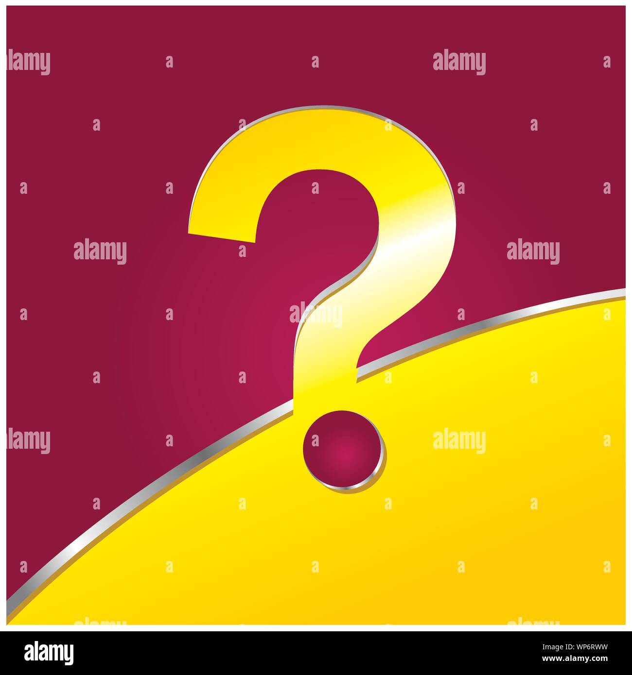 Question Mark Sign Stock Vector Image Art Alamy