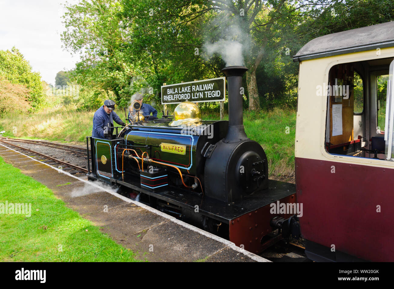 Winifred The Bala Lake Railway Narrow Gauge Steam Engine Built In 1885