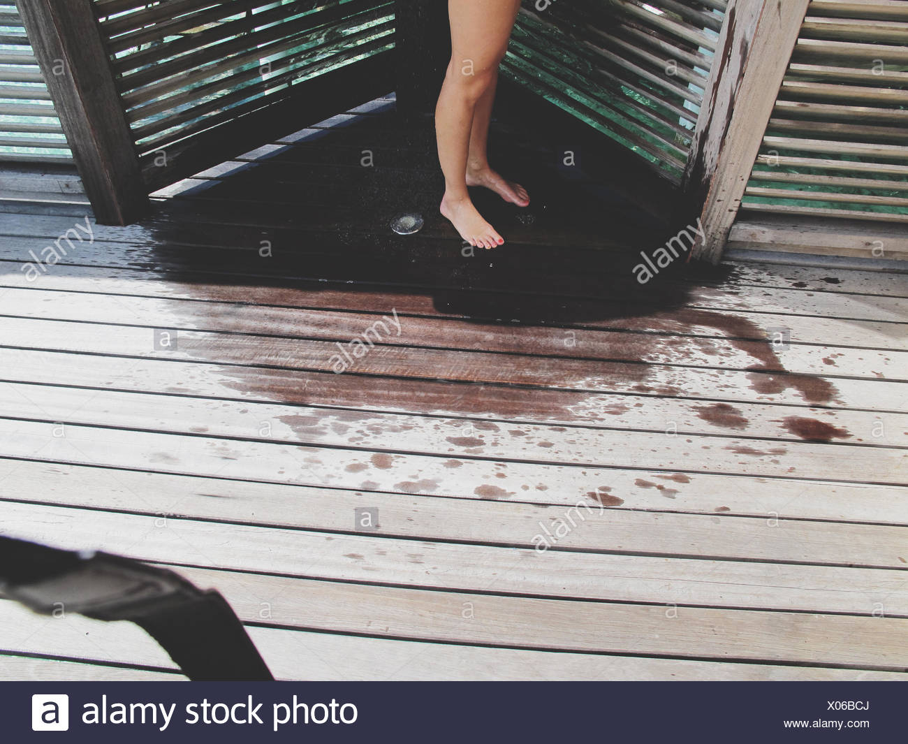 Beach Shower High Resolution Stock Photography And Images Alamy