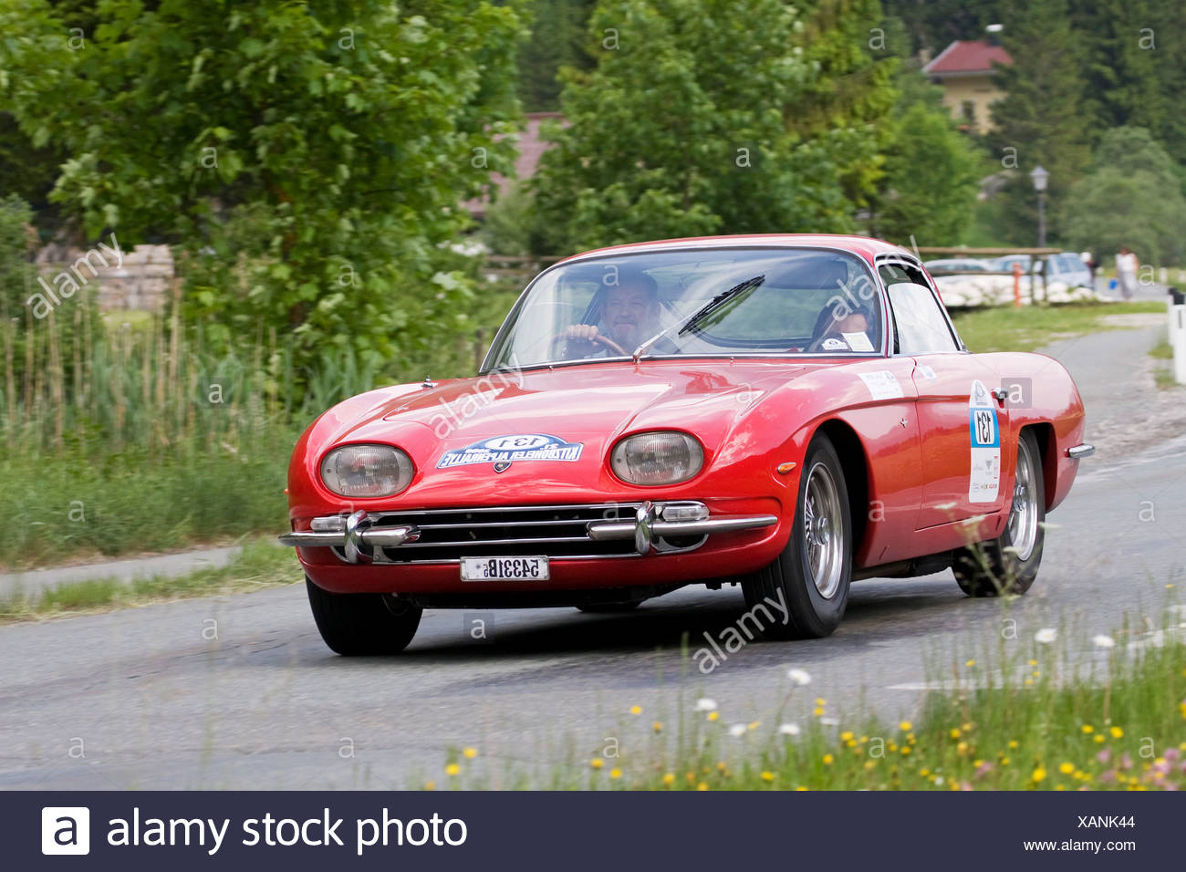 Lamborghini 350 GT, built in 1964, vintage car, Kitzbuehel Alpine ... Lamborghini 350 GT, built in 1964, vintage car, Kitzbuehel Alpine ...