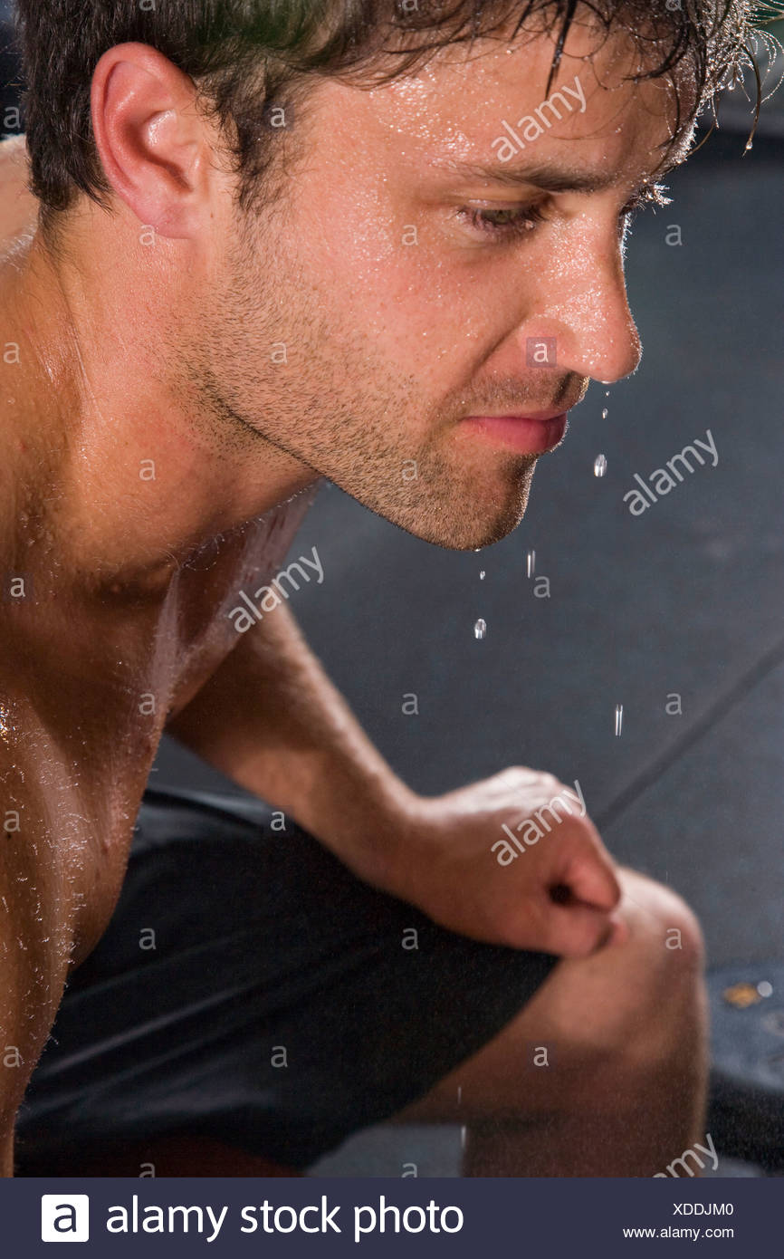 Cock grungy man sweaty