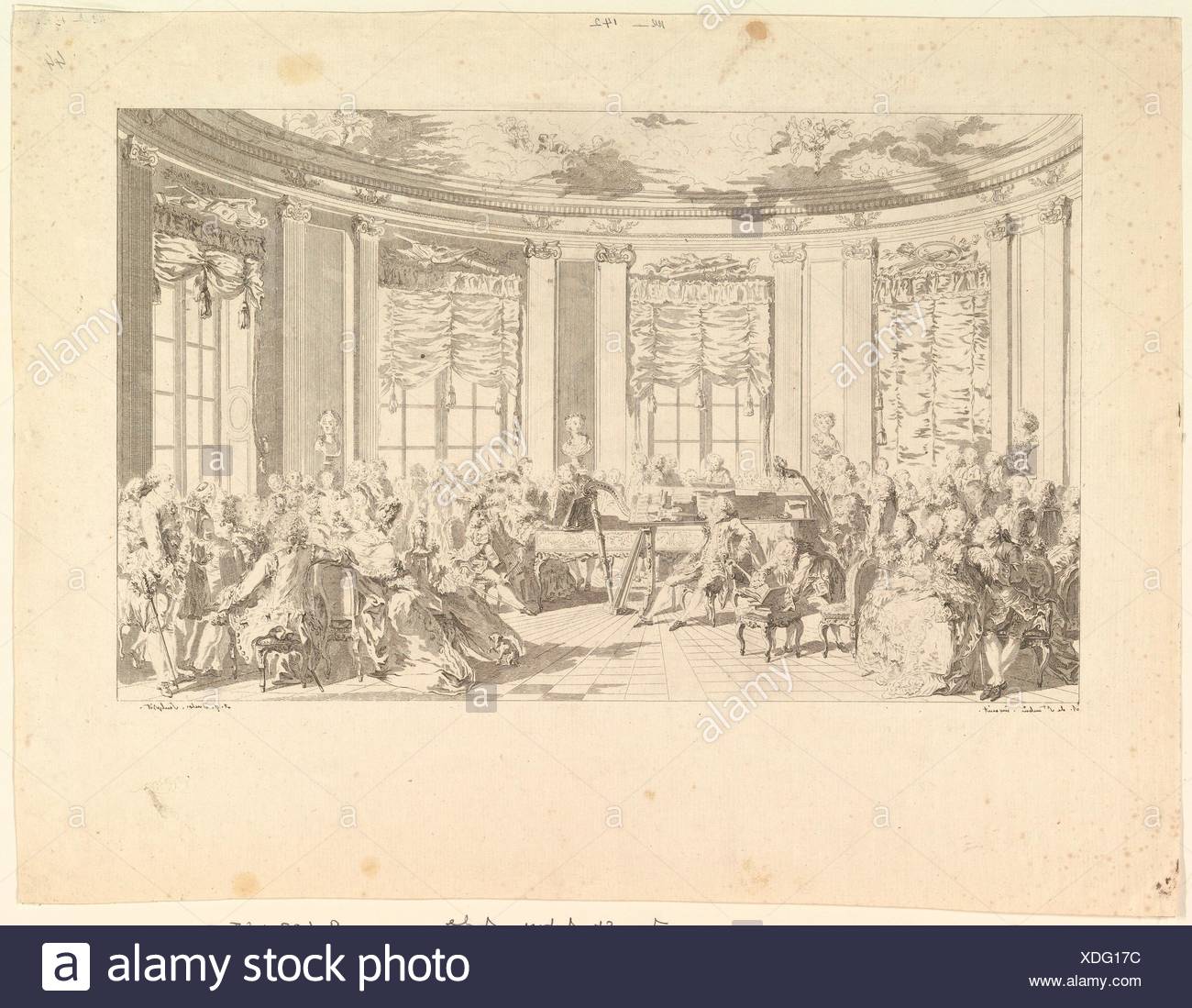 Artist: Antoine Jean Duclos (French, Paris 1742-1795 Paris); Artist: After Augustin de Saint-Aubin (French, Paris 1736-1807 Paris);