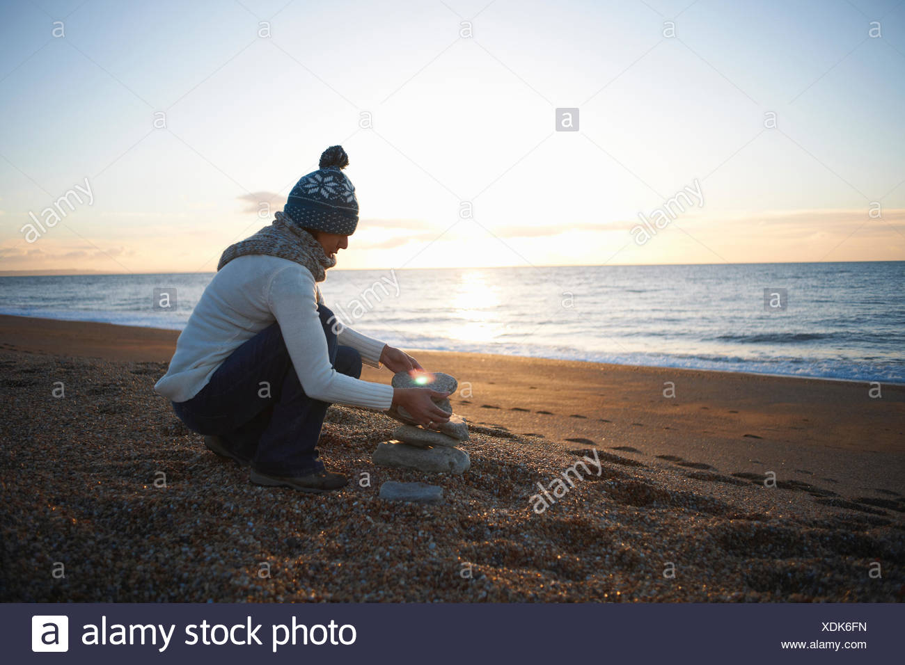 Geisha girl in glass case