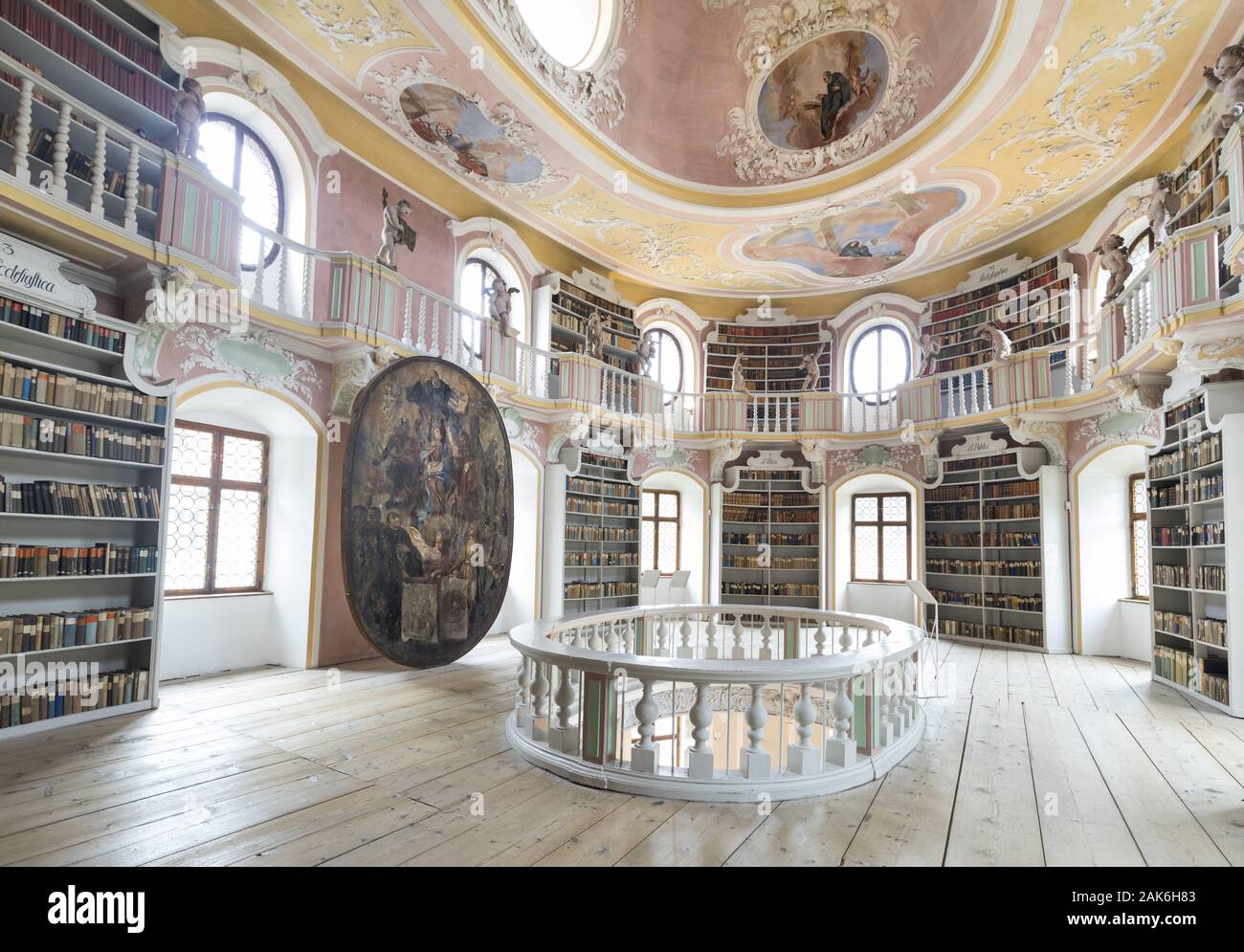 Füssen Klosterbibliothek St Mang ehemaliges Kloster der Benediktiner