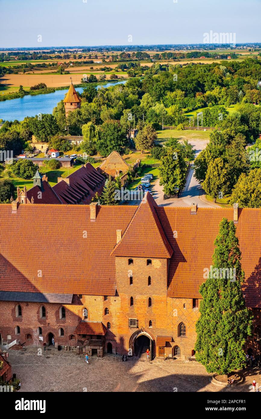 Luftbild Von Marienburg Fotos Und Bildmaterial In Hoher Aufl Sung Alamy